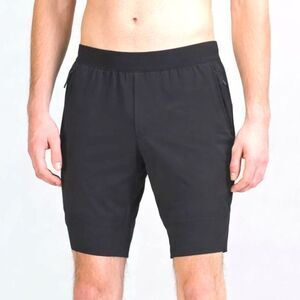 Lululemon Athletica Black Surge Hybrid Gym Basketball Shorts   Mens Size Medium